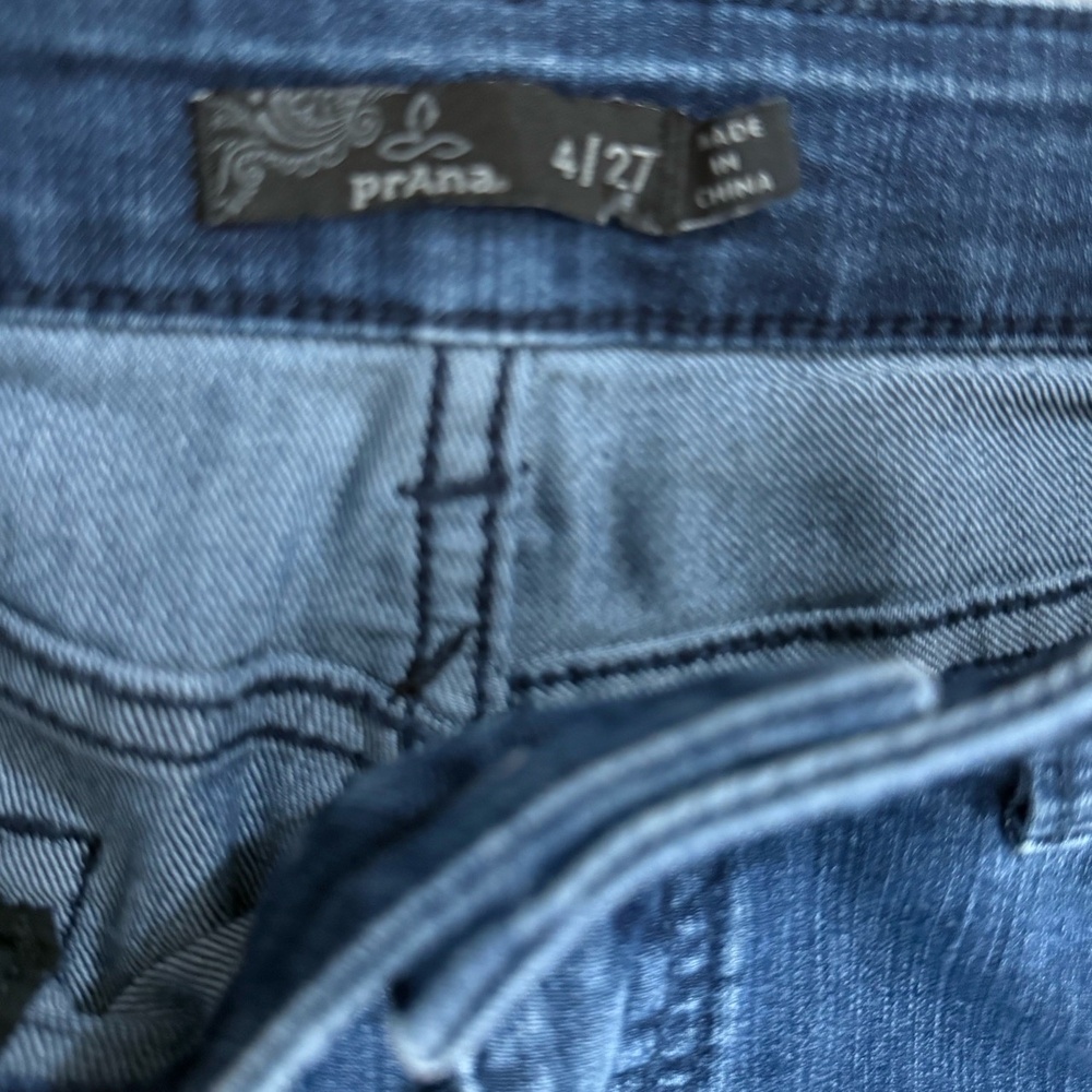 Prana Jeans Women's 4 Blue Skinny Denim Stretch Casual - Picture 6 of 6